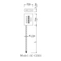 GC-C3501 Sinicline Self-locking Cable Security Wire Lead Seal Cable security seals